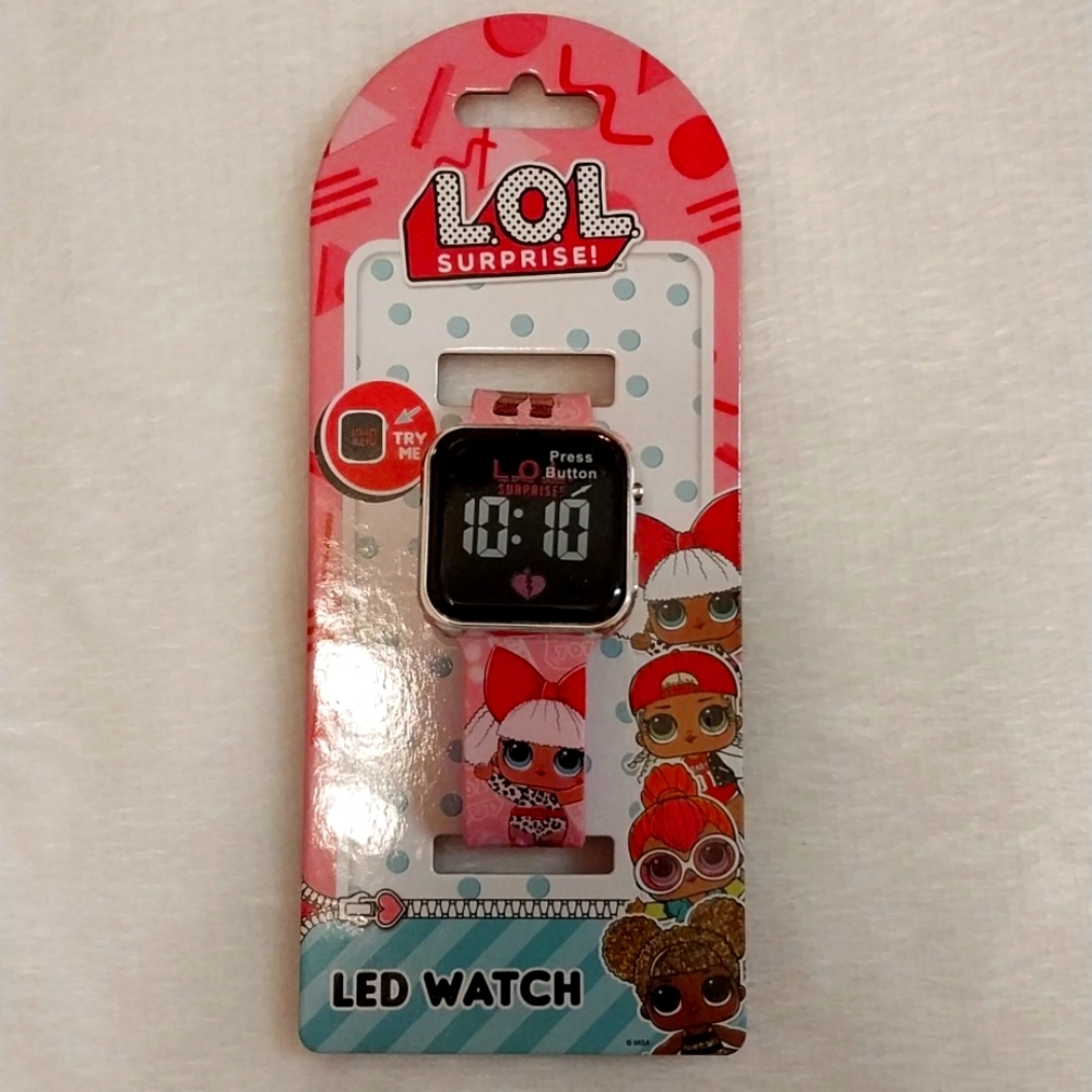 LOL SUPRISE GIRLS LED WATCH age 6+